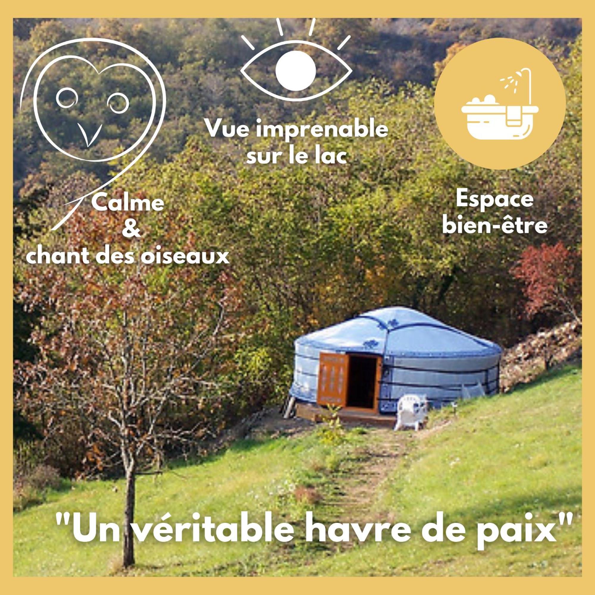 Les Yourtes O Fil 2 L'Eau Saint-Jean-Saint-Maurice-sur-Loire Eksteriør billede
